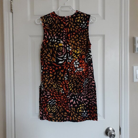 Marimekko Women's Size 34 (XS) Multicolor Retro Print Sleeveless Gita Tunic Top - Picture 4 of 16